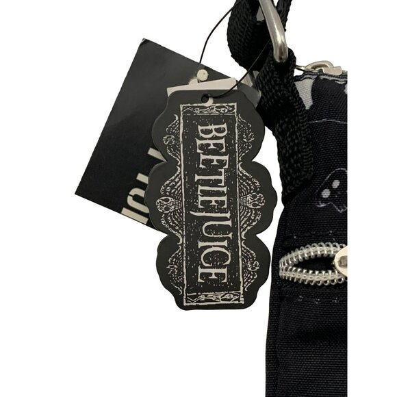 RARE Beetlejuice Loungefly Crossbody Bag Zipper &‎ Adjustable Strap NWT - Picture 5 of 7